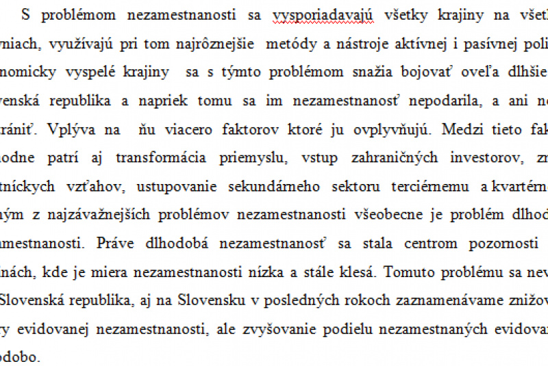 Bakalárske práce - Úvod vzor 2 Bakalárske práce - Úvod vzor 2