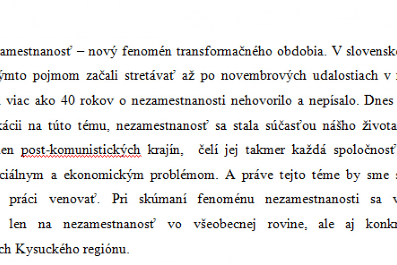 Bakalárske práce - Úvod vzor Bakalárske práce - Úvod vzor